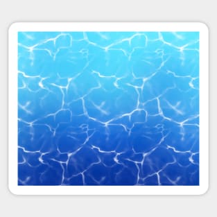 Deep Blue Ocean Wave Sticker